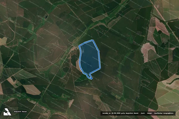 Imagem de satélite de Fazenda Monte Alegre - Fazenda Monte Alegre Gleba E em Agudos - SP