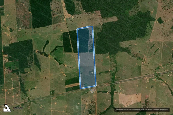 Imagem de satélite de LOTE 06, PF ALTO MADEIRA - Parcela 1 em Porto Velho - RO