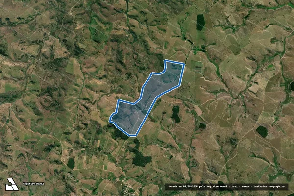 Imagem de satélite de Fazenda Confusão (Antiga Córrego do Jaboti) - Parte 1 em Mucurici - ES