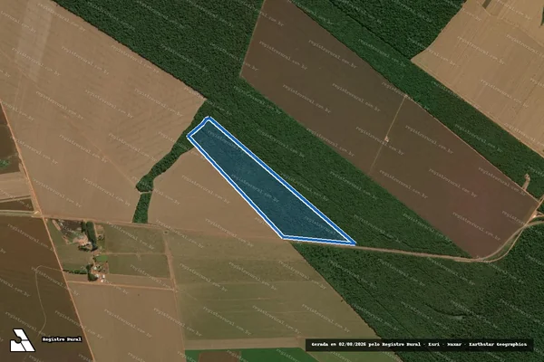 Imagem de satélite de LOTE Nº 108 - LOTE Nº 108 - PARCELA A em Santa Carmem - MT