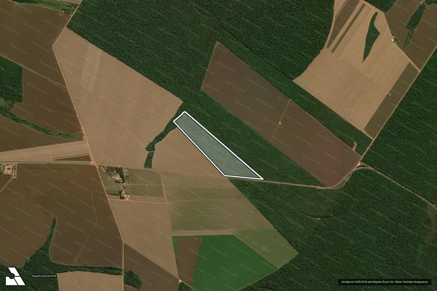 Imagem aérea do item B