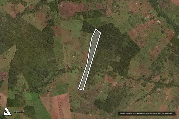 Imagem de satélite de P.A NAZARÉ ? LOTE 24 - Parte 1 em Conceição do Araguaia - PA