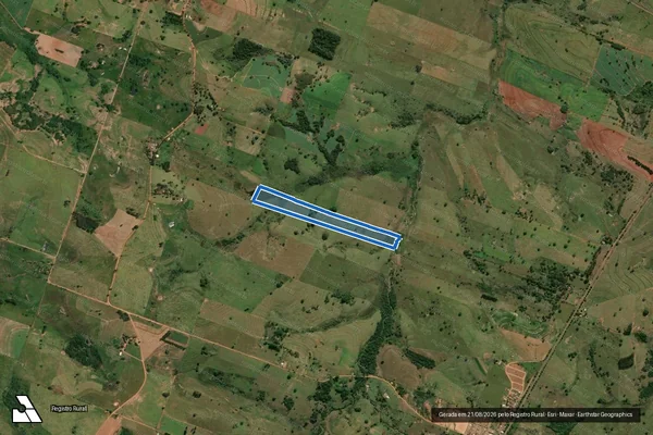 Imagem de satélite de Fazenda São Luiz / Parcela 1 em None