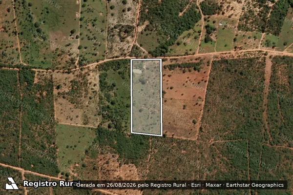 Imagem de satélite de LOTE 31 P. A VILA ROSA - LOTE 31 em Buritis - MG