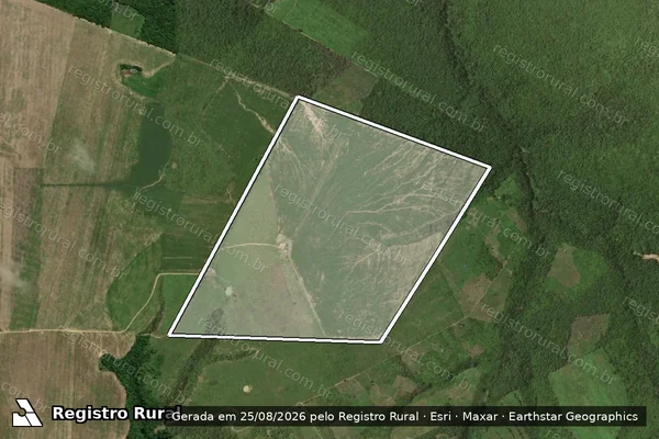 Imagem de satélite de FAZENDA SOSSEGO - Gleba 2 em Itinga do Maranhão - MA
