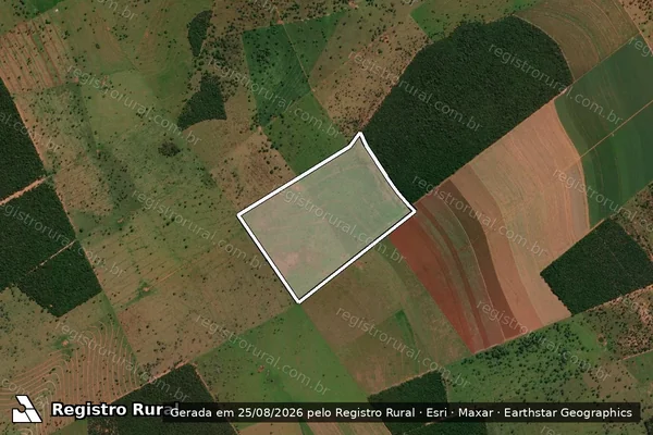 Imagem de satélite de FAZENDA PICA PAU ? Parte 1, 2 e 3 - PARTE 2 em Anaurilândia - MS
