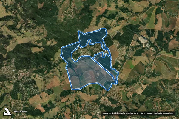 Imagem de satélite de Fazenda Barreiro - Parte 1 em Itatiba - SP
