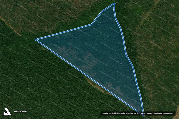 Imagem de satélite de Sitio Nossa Senhora da Santa Cruz II - Parcela 1 em Santa Carmem - MT