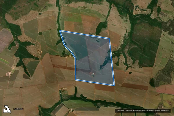 Imagem de satélite de FAZENDA MARINGÁ - MAT: 786 ? NORTE em Itiquira - MT