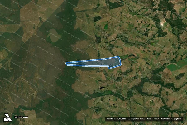 Imagem de satélite de Fazenda Bonanza - Gleba ?C? em Miranda - MS
