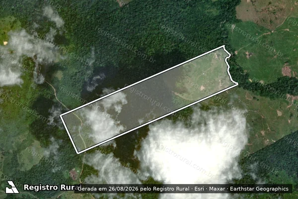 Imagem de satélite de Lote 46-Gleba Boa Esperanca (Colônia Santa Luzia) - Parte 1 em Sena Madureira - AC