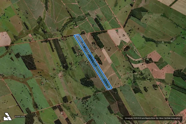 Imagem de satélite de Sitio Egashira - Parte 1 em Santa Rita d'Oeste - SP