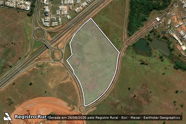 Imagem de satélite de ÁREA A  / ÁREA A em Bauru - SP