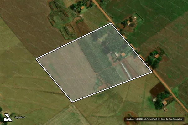 Imagem de satélite de P. A. Itamarati II (Gleba E) - LOTE 920 em Ponta Porã - MS