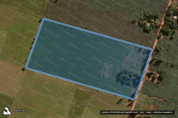 Imagem de satélite de PROJETO DE ASSENTAMENTO SANTO ANTÔNIO - Lote 454 em Itaquiraí - MS