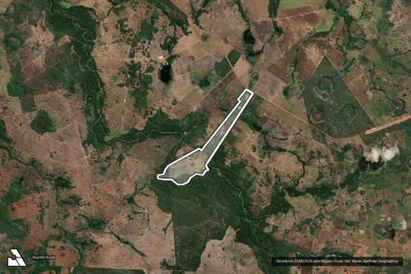 Imagem de satélite de FAZENDA VOLTA FELIZ em Trombas - GO