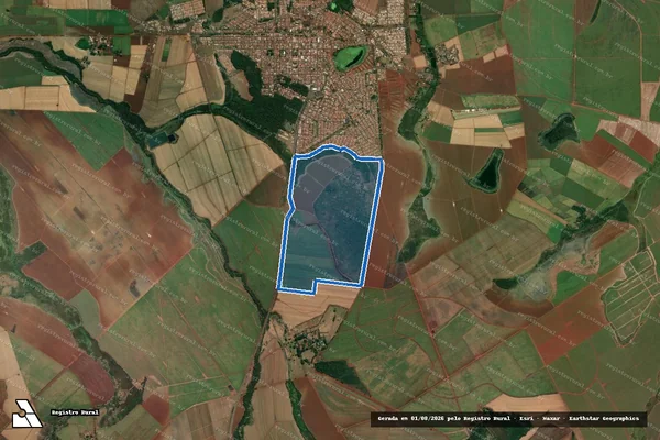 Imagem de satélite de FAZENDA VASSOURAL II em Pontal - SP