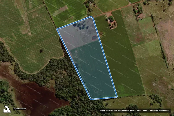 Imagem de satélite de PROJETO DE ASSENTAMENTO VISTA ALEGRE - Lote 49 em Sidrolândia - MS