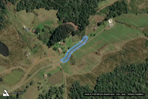Imagem de satélite de Fazenda Despraiado - Parte 9 em Porto União - SC