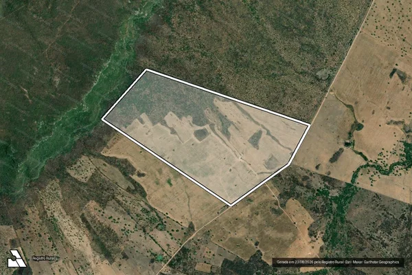 Imagem de satélite de FAZENDA BEIJADONA - Parte 1 em Santa Brígida - BA