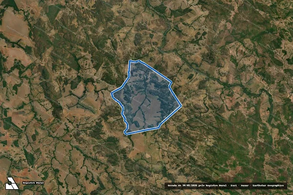 Imagem de satélite de Fazenda Santa Luzia - Parte 1 em Arenópolis - GO