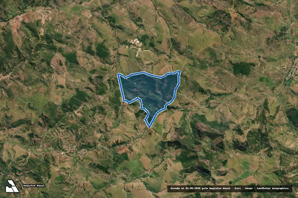 Imagem de satélite de FAZENDA SUGIRO - FAZ SUGIRO em Divino das Laranjeiras - MG