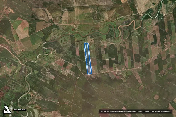 Imagem de satélite de Lote : 576 - PA.Angical - 576 em Angical - BA