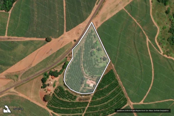 Imagem de satélite de Fazenda Baixadão ? Gleba ?B? - Parte 1 em Pirangi - SP