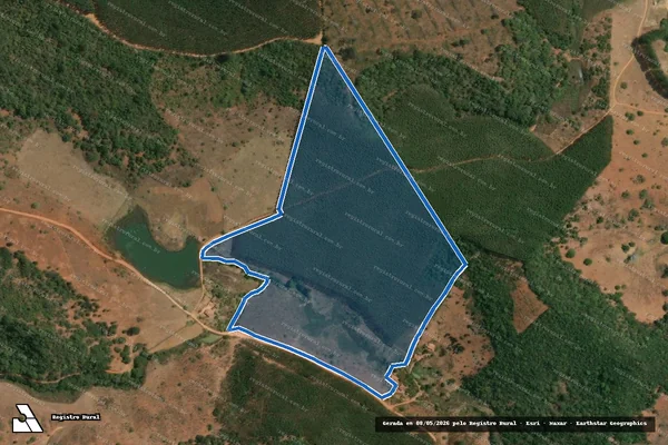 Imagem de satélite de FAZENDA BARRO PRETO - BARRO PRETO em Peçanha - MG