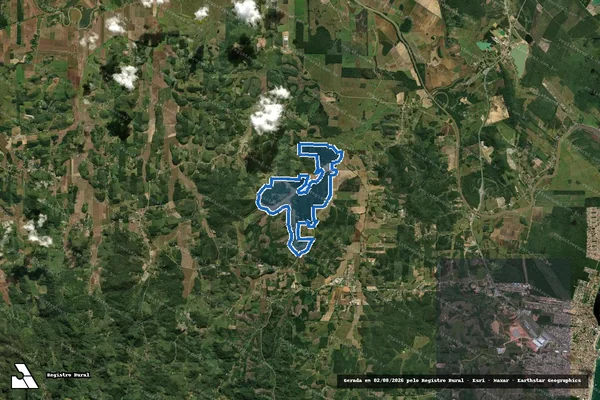 Imagem de satélite de BLOCO SERRINHA - Parte 1 em São João do Itaperiú - SC