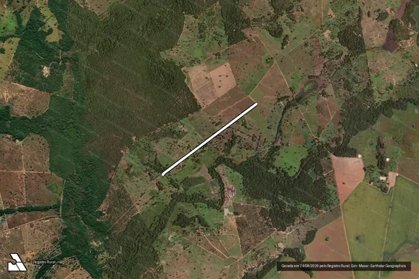 Imagem de satélite de Estrada CT-10 – Projeto de Assentamento Camilo Torres / Estrada CT-10 – Projeto de Assentamento Camilo Torres