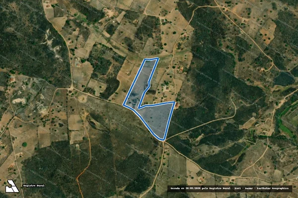 Imagem de satélite de SITIO LAGOA DE SANTANA - Parte 1 em Areia - PB
