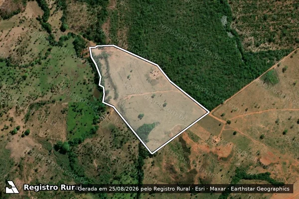 Imagem de satélite de FAZENDA SOLTA DE AREIA - PARTE 01 em São João do Paraíso - MA