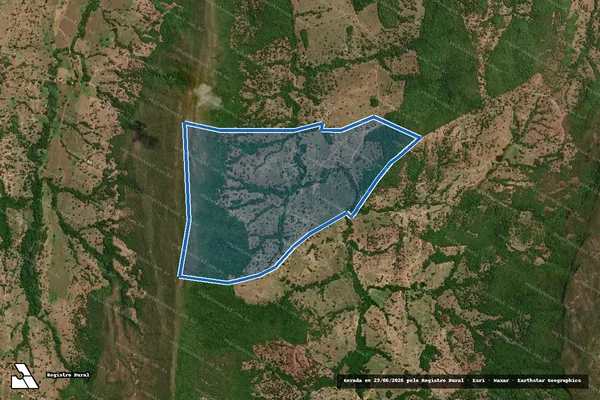 Imagem de satélite de FAZENDA MAMONEIRAS - MATRICULA 2989 em Fazenda Nova - GO