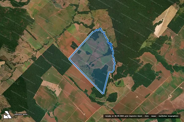 Imagem de satélite de Fazenda Dois Irmãos - Parte I em Marcelândia - MT