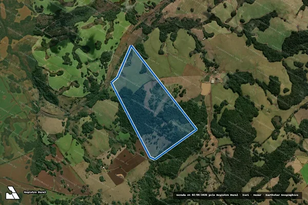 Imagem de satélite de Fazenda Boa Vista - Parte 1 em Vacaria - RS