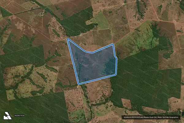 Imagem de satélite de FAZENDA RIOSINHO-III - FAZENDA RIOSINHO-II em São Miguel do Araguaia - GO