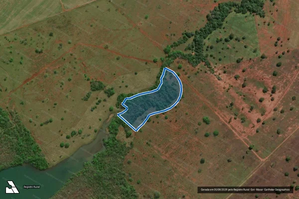Imagem de satélite de FAZENDA MATRIZ - PARCELA 03 em Cachoeira Alta - GO