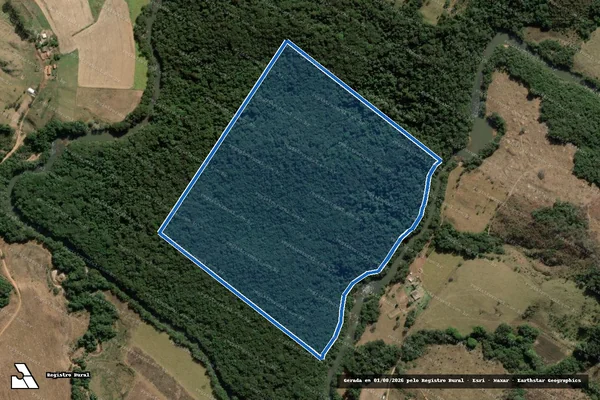 Imagem de satélite de Fazenda Vira - Parte 1 em Passos - MG