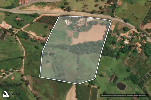 Imagem de satélite de SÍTIO SÃO JOSÉ - Parte 1 em Monsenhor Paulo - MG