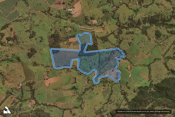 Imagem de satélite de Fazenda São Domingos, Itapororoca, Boqueirão e São Francisco - Parte 1 em Itapuranga - GO