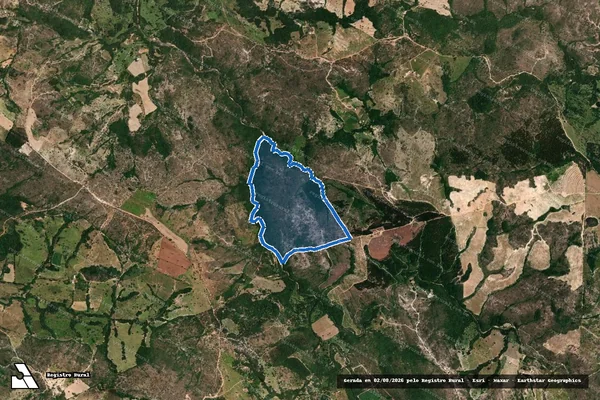 Imagem de satélite de Fazenda Monteiros e Chapada, lugar denominado Sitiolugar denominado Sítio - Parte 1 em Monte Carmelo - MG