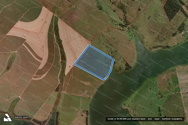 Imagem de satélite de Fazenda Três Meninos - Parte 1 em Santo Antônio do Aracanguá - SP