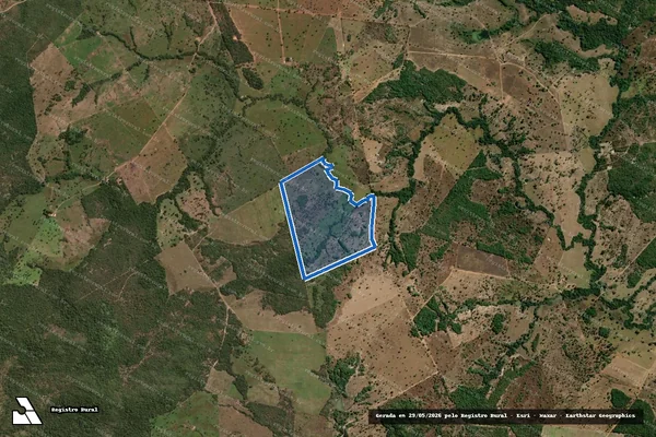 Imagem de satélite de FAZENDA FAINA, PITOMBA E CAMUNDONGO em Mara Rosa - GO