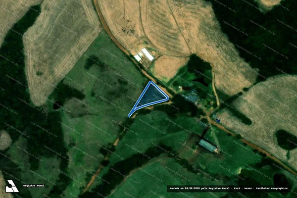 Imagem de satélite de Sitio do Serro Grande - PARCELA 03 em Campos Borges - RS