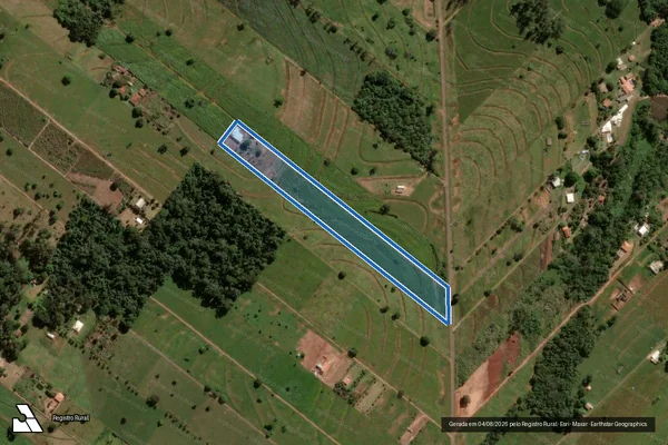 Imagem de satélite de Lote "A-1", da Gleba 14-Figueira, da Colônia Núcleo Cruzeiro - Lote "A-1" em Umuarama - PR