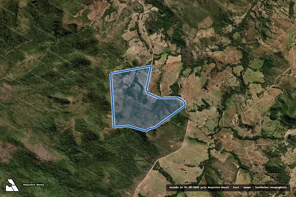 Imagem de satélite de Fazenda Terreno Laginha - Parcela 2 em Rubiataba - GO