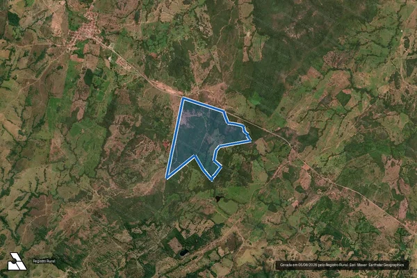 Imagem de satélite de Fazenda "Morro Redondo" / PARTE 2 em Amaralina - GO