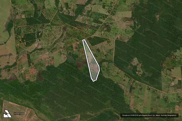 Imagem de satélite de Projeto de Assentamento Nova Querência - Lote 156 em Terenos - MS