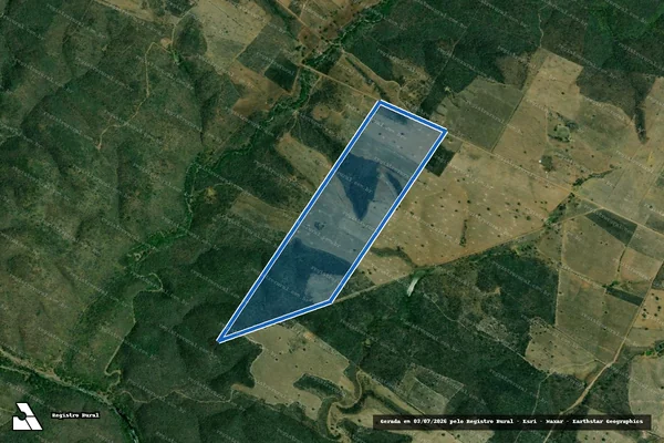 Imagem de satélite de LOTE 70/PROJETO DE ASSENTAMENTO ROMPE GIBÃO - Parte 1 em Coronel João Sá - BA